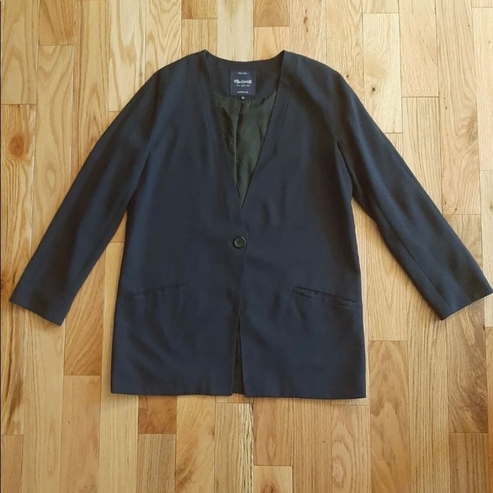 Sold 💋 Madewell | Flat Iron Navy Blue Blazer